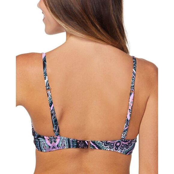 Raisins Juniors' Convertible-Strap Bikini Top in “Moonshadow”, size M, NWT - Picture 2 of 8